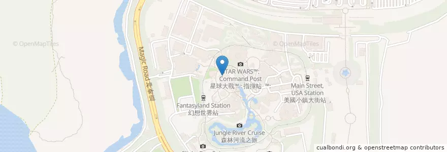 Mapa de ubicacion de Clopin's Festival of Foods en Cina, Hong Kong, Guangdong, Nuovi Territori, 離島區 Islands District, 荃灣區 Tsuen Wan District.