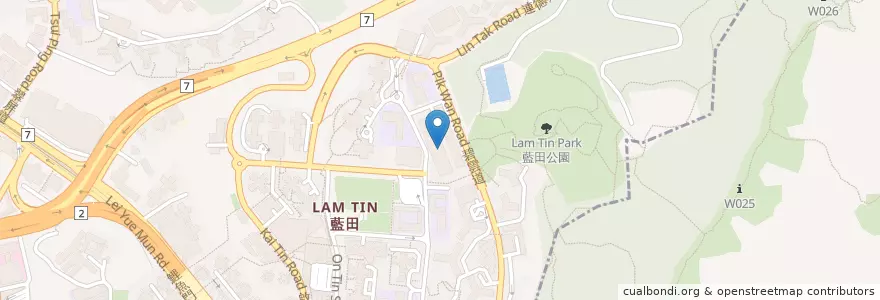 Mapa de ubicacion de McDonald's en Çin, Guangdong, Hong Kong, Yeni Bölgeler, 觀塘區 Kwun Tong District.