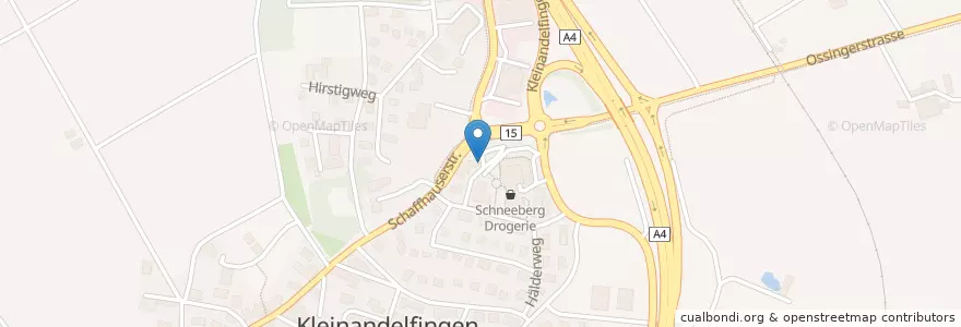 Mapa de ubicacion de Nuri's Imbiss en سويسرا, زيورخ, Bezirk Andelfingen, Kleinandelfingen.