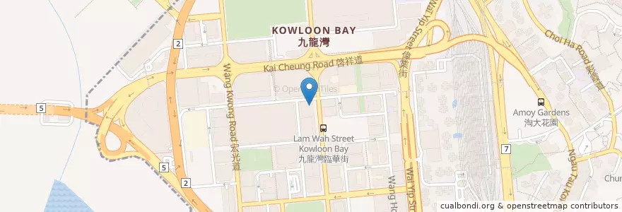 Mapa de ubicacion de China Construction Bank (Asia) en China, Guangdong, Hong Kong, Kowloon, New Territories, Kowloon City District.