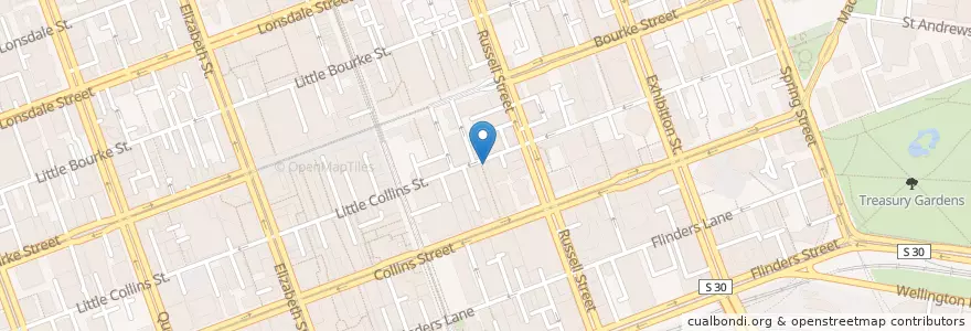 Mapa de ubicacion de Meatmaiden en Австралия, Виктория, City Of Melbourne.