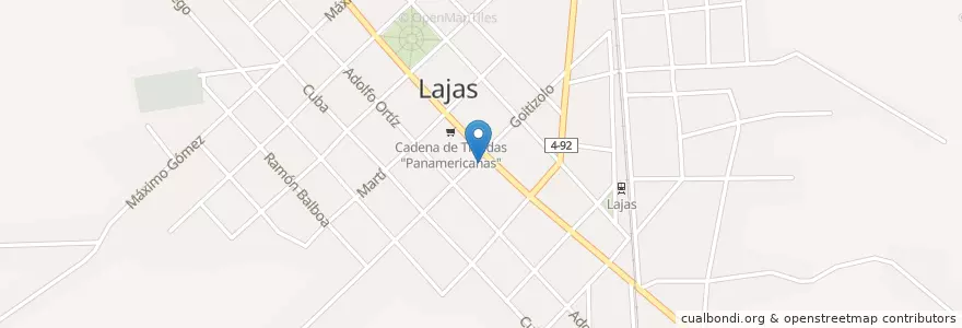 Mapa de ubicacion de Bar-Café Cuba: El Sonero Mayor en Cuba, Cienfuegos, Santa Isabel De Las Lajas.