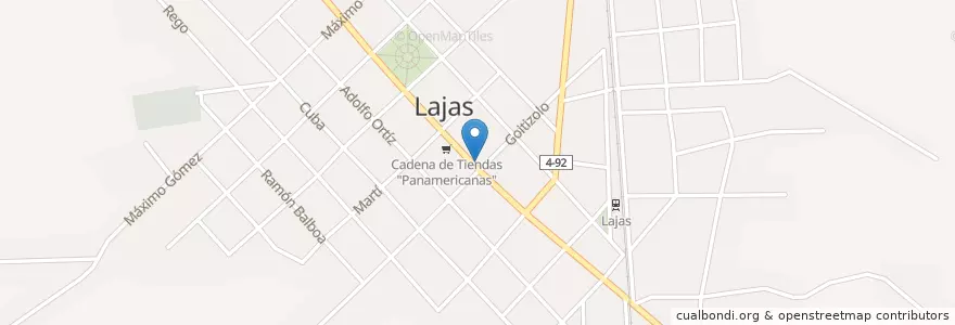 Mapa de ubicacion de Pizzería Vesubio en Cuba, Cienfuegos, Santa Isabel De Las Lajas.