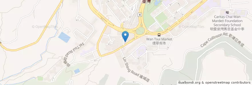 Mapa de ubicacion de Bank of Communications en China, Guangdong, Hongkong, Hongkong, New Territories, 東區 Eastern District.