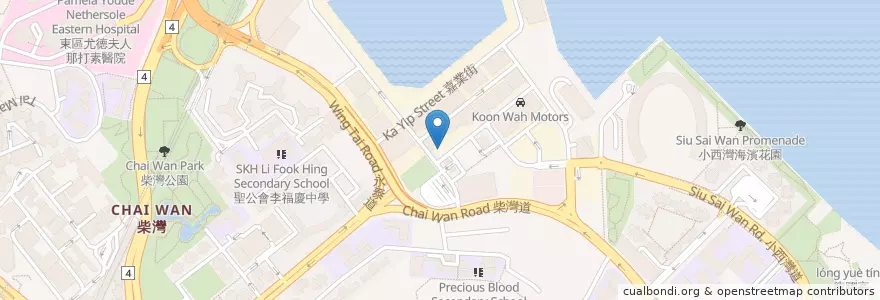 Mapa de ubicacion de Auto Beauty en 中国, 广东省, 香港 Hong Kong, 香港島 Hong Kong Island, 新界 New Territories, 東區 Eastern District.