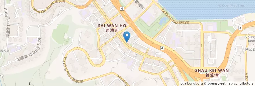Mapa de ubicacion de Wing Lung Bank en Китай, Гуандун, Гонконг, Гонконг, Новые Территории, 東區 Eastern District.