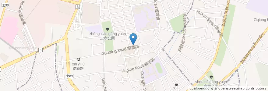 Mapa de ubicacion de 全心中醫診所 en Тайвань, Новый Тайбэй, 板橋區.