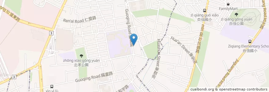 Mapa de ubicacion de 家德牙醫診所 en Taiwan, New Taipei, Banqiao District.