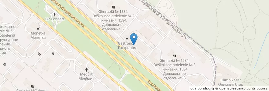Mapa de ubicacion de Неофарм en Россия, Центральный Федеральный Округ, Москва, Западный Административный Округ.