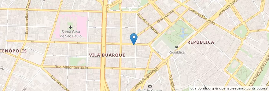 Mapa de ubicacion de Boi na Brasa I en ブラジル, 南東部地域, サンパウロ, Região Geográfica Intermediária De São Paulo, Região Metropolitana De São Paulo, Região Imediata De São Paulo, サンパウロ.
