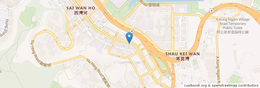 Mapa de ubicacion de Animal Emergency Centre en الصين, غوانغدونغ, هونغ كونغ, جزيرة هونغ كونغ, الأقاليم الجديدة, 東區 Eastern District.