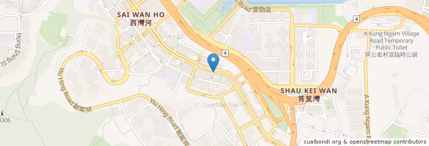 Mapa de ubicacion de 鍾慶龍牙科醫生 en 중국, 광둥성, 홍콩, 홍콩섬, 신제, 東區 Eastern District.