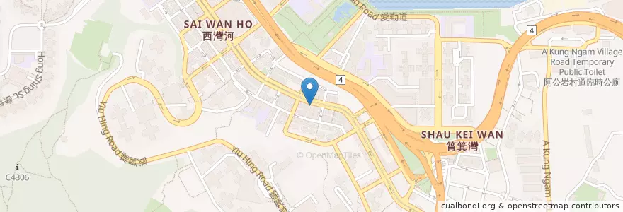 Mapa de ubicacion de An Nam Pho en China, Guangdong, Hong Kong, Hong Kong Island, New Territories, Eastern District.
