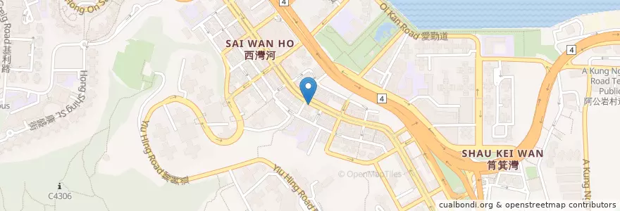 Mapa de ubicacion de 振興中西藥房 Chun Hing Dispensary en 중국, 광둥성, 홍콩, 홍콩섬, 신제, 東區 Eastern District.