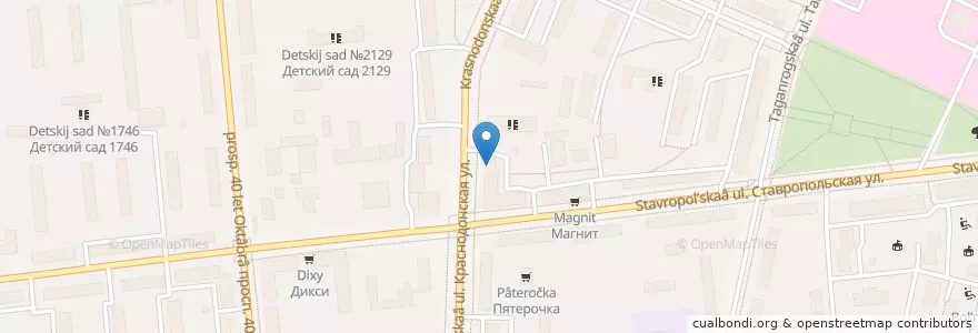 Mapa de ubicacion de Добромед en Россия, Центральный Федеральный Округ, Москва, Юго-Восточный Административный Округ, Район Люблино.