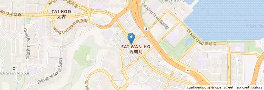 Mapa de ubicacion de 梁榮森牙科醫生 Dr. Leung Wing Sum en China, Provincia De Cantón, Hong Kong, Isla De Hong Kong, Nuevos Territorios, 東區 Eastern District.