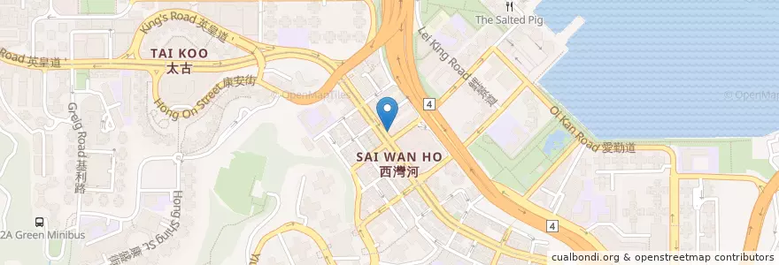 Mapa de ubicacion de Watsons en 中国, 广东省, 香港 Hong Kong, 香港島 Hong Kong Island, 新界 New Territories, 東區 Eastern District.