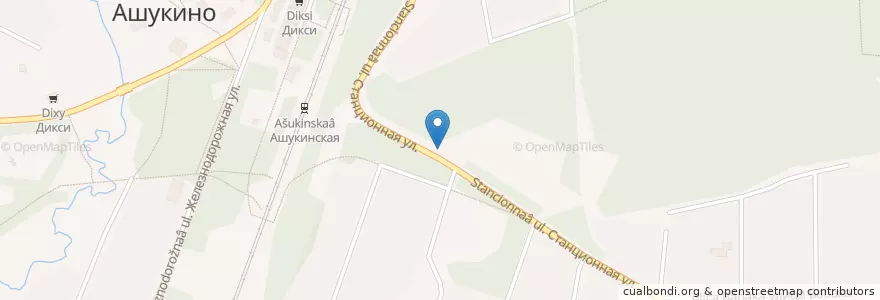 Mapa de ubicacion de Ашукинская библиотека en روسيا, Центральный Федеральный Округ, محافظة موسكو, Пушкинский Городской Округ.