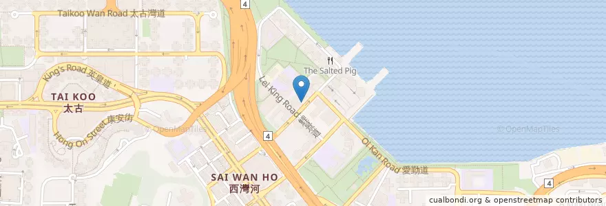 Mapa de ubicacion de Nicholas & Partners en 中国, 广东省, 香港, 香港島, 新界, 東區.
