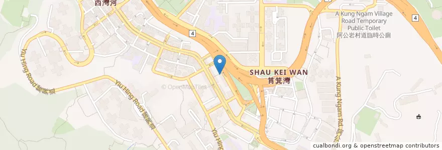 Mapa de ubicacion de 任意洗 Choice Car Wash en Китай, Гуандун, Гонконг, Гонконг, Новые Территории, 東區 Eastern District.