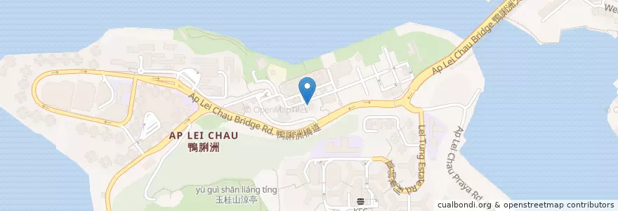 Mapa de ubicacion de Stif Fry King en Cina, Guangdong, Hong Kong, Hong Kong, Nuovi Territori, 南區 Southern District.