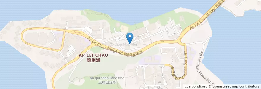 Mapa de ubicacion de Thai Siam en China, Guangdong, Hong Kong, Pulau Hong Kong, Wilayah Baru, 南區 Southern District.