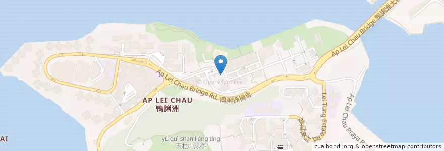 Mapa de ubicacion de 南區獸醫中心 Southern District Veterinary Centre en Çin, Guangdong, Hong Kong, Hong Kong Adası, Yeni Bölgeler, 南區 Southern District.