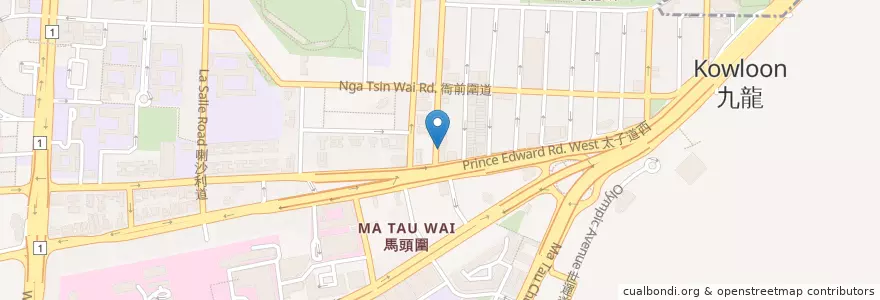 Mapa de ubicacion de Dr. Chang Wai Hang Clinic en China, Guangdong, Hongkong, Kowloon, New Territories, 九龍城區 Kowloon City District.