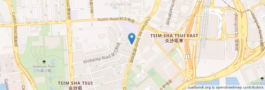 Mapa de ubicacion de Bread, Espresso & en 中国, 广东省, 香港 Hong Kong, 九龍 Kowloon, 新界 New Territories, 油尖旺區 Yau Tsim Mong District.