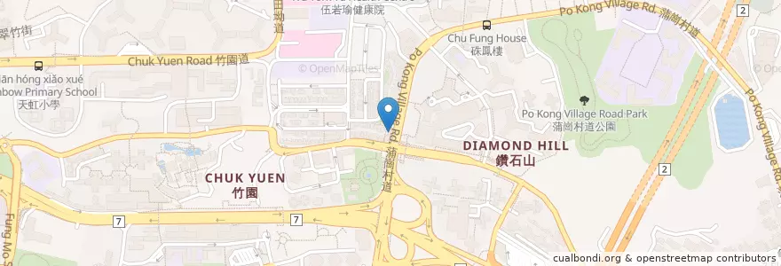 Mapa de ubicacion de Money Exchange and Remittance en الصين, غوانغدونغ, هونغ كونغ, كولون, الأقاليم الجديدة, 黃大仙區 Wong Tai Sin District.