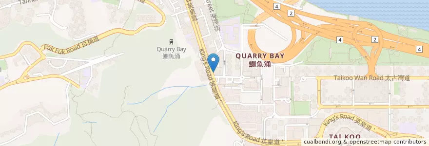 Mapa de ubicacion de McDonald's en China, Guangdong, Hong Kong, Hong Kong Island, New Territories, Eastern District.