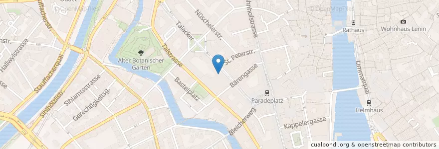 Mapa de ubicacion de Le Café en Svizzera, Zurigo, Distretto Di Zurigo, Zurigo.