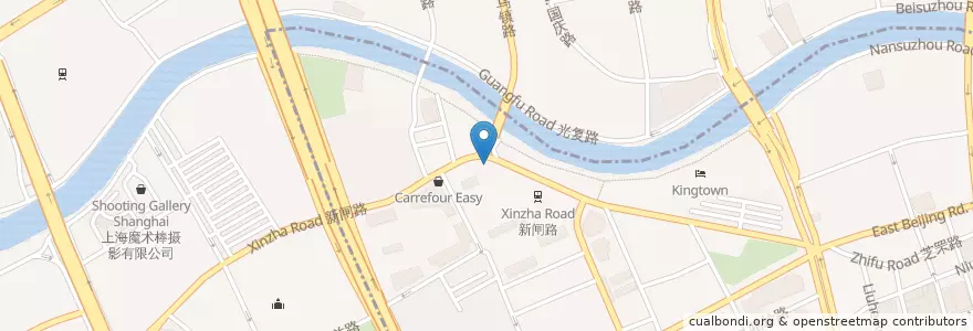Mapa de ubicacion de 麦当劳 en 中国, 上海市, 黄浦区.