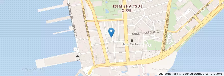 Mapa de ubicacion de HSBC en چین, گوانگ‌دونگ, هنگ‌کنگ, 新界 New Territories, 油尖旺區 Yau Tsim Mong District.