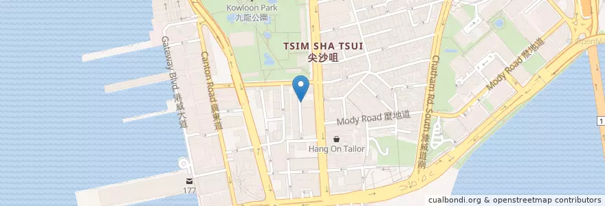 Mapa de ubicacion de Candies Foodies en 中国, 広東省, 香港, 九龍, 新界, 油尖旺區 Yau Tsim Mong District.