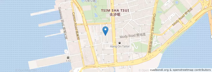 Mapa de ubicacion de Baekseol Gongju en 中国, 广东省, 香港, 九龍, 新界, 油尖旺區.