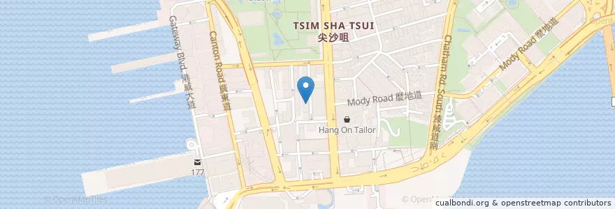 Mapa de ubicacion de Sun Yip Money Exchange en China, Guangdong, Hong Kong, Wilayah Baru, 油尖旺區 Yau Tsim Mong District.