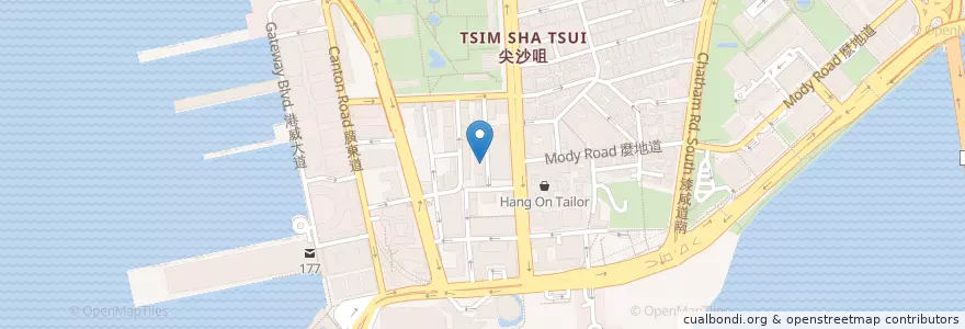 Mapa de ubicacion de October Medicine en 中国, 广东省, 香港 Hong Kong, 新界 New Territories, 油尖旺區 Yau Tsim Mong District.
