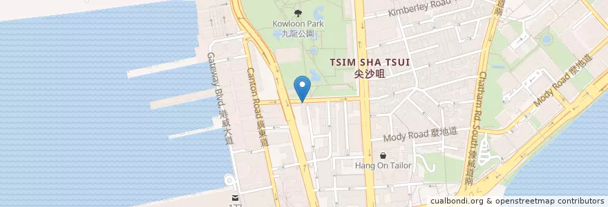 Mapa de ubicacion de Mannings en China, Provincia De Cantón, Hong Kong, Kowloon, Nuevos Territorios, 油尖旺區 Yau Tsim Mong District.