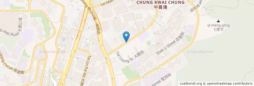 Mapa de ubicacion de Futun Restaurant en China, Provincia De Cantón, Hong Kong, Nuevos Territorios, 葵青區 Kwai Tsing District.