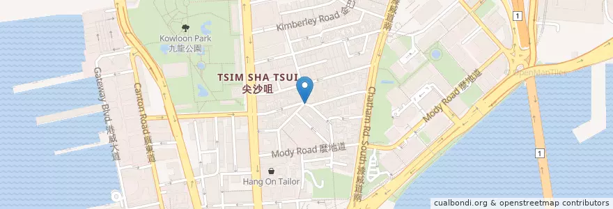 Mapa de ubicacion de Istanbul en Китай, Гуандун, Гонконг, Цзюлун, Новые Территории, 油尖旺區 Yau Tsim Mong District.