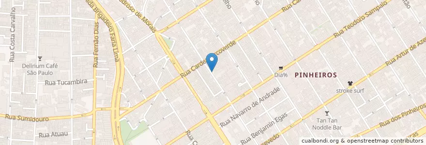 Mapa de ubicacion de Ponto de Taxi Golden Tower en البَرَازِيل, المنطقة الجنوبية الشرقية, ساو باولو, Região Geográfica Intermediária De São Paulo, Região Metropolitana De São Paulo, Região Imediata De São Paulo, ساو باولو.