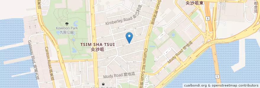 Mapa de ubicacion de DBS en China, Cantão, Hong Kong, Kowloon, Novos Territórios, 油尖旺區 Yau Tsim Mong District.
