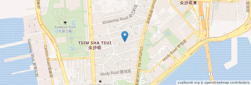 Mapa de ubicacion de Bank of China en 中国, 広東省, 香港, 九龍, 新界, 油尖旺區 Yau Tsim Mong District.