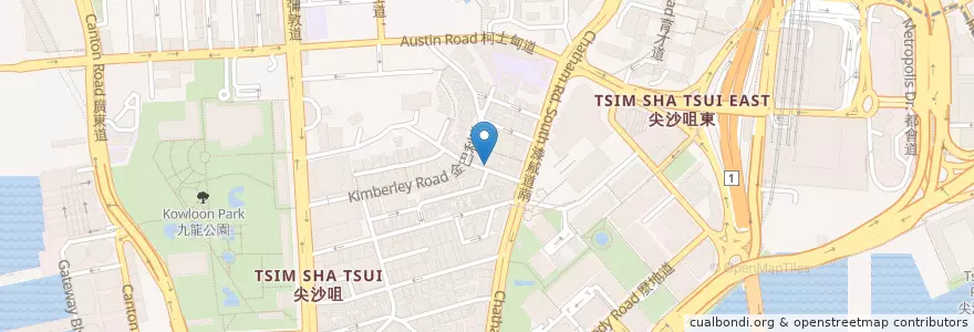 Mapa de ubicacion de Papagayo en Çin, Guangdong, Hong Kong, Kowloon, Yeni Bölgeler, 油尖旺區 Yau Tsim Mong District.