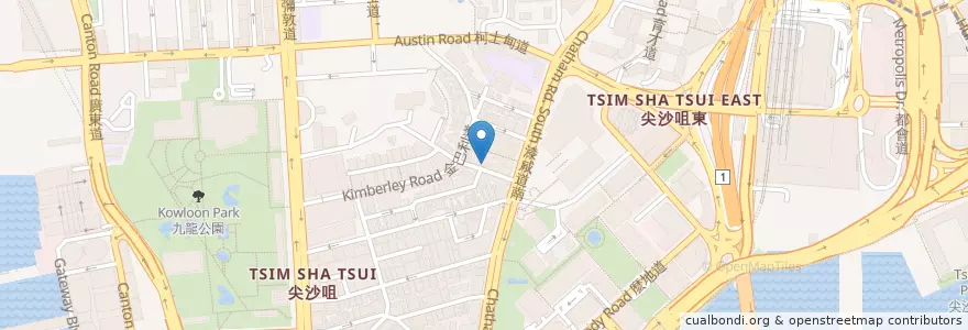 Mapa de ubicacion de 星巴克 Starbucks en Китай, Гуандун, Гонконг, Цзюлун, Новые Территории, 油尖旺區 Yau Tsim Mong District.