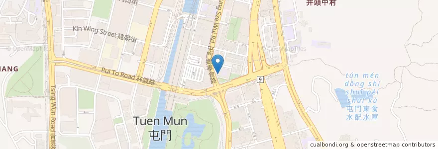 Mapa de ubicacion de Holy Redeemer en China, Hong Kong, Guangdong, New Territories, Tuen Mun District.