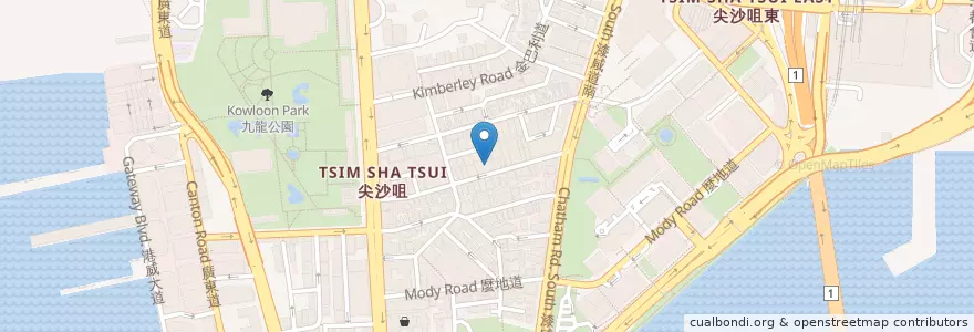 Mapa de ubicacion de Via Tokyo en 中国, 广东省, 香港, 九龍, 新界, 油尖旺區.