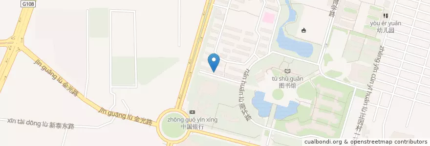 Mapa de ubicacion de 中国农业银行 en Chine, Sichuan, 成都市, 新都区.