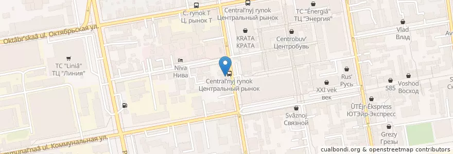 Mapa de ubicacion de Зебра en Rusia, Distrito Federal Central, Óblast De Tambov, Тамбовский Район, Городской Округ Тамбов.